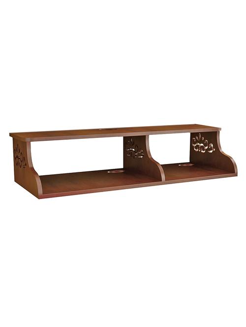 engineered wood carved wall shelf by home sparkle - 14097213 - Very Small Image - 1