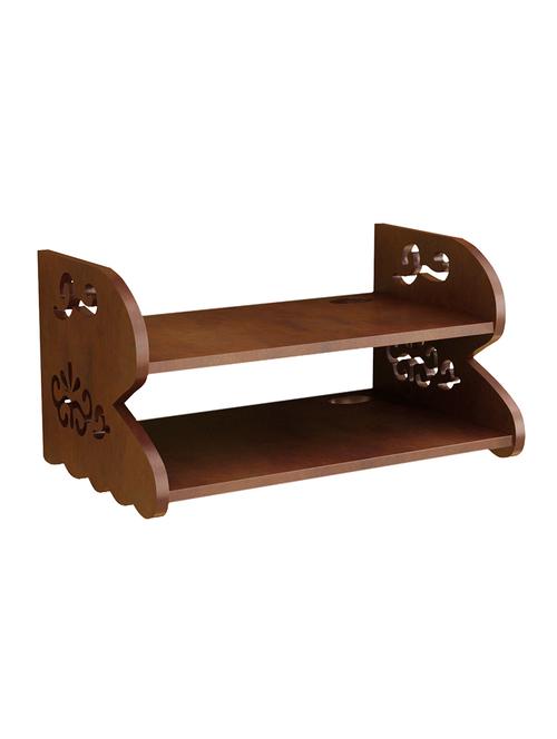 engineered wood carved wall shelf by home sparkle - 14097218 - Very Small Image - 1