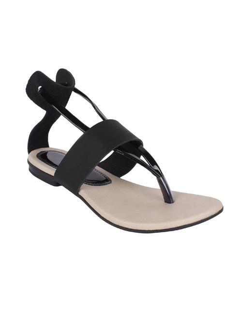 black back strap sandal - 14100429 - Very Small Image - 1