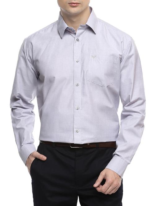 grey cotton casual shirt - 14100957 - Very Small Image - 1