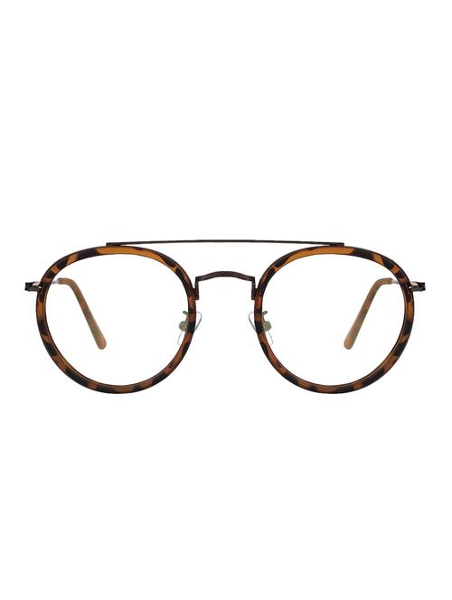 zyaden brown round unisex eyewear frame 388 - 14101979 - Very Small Image - 1