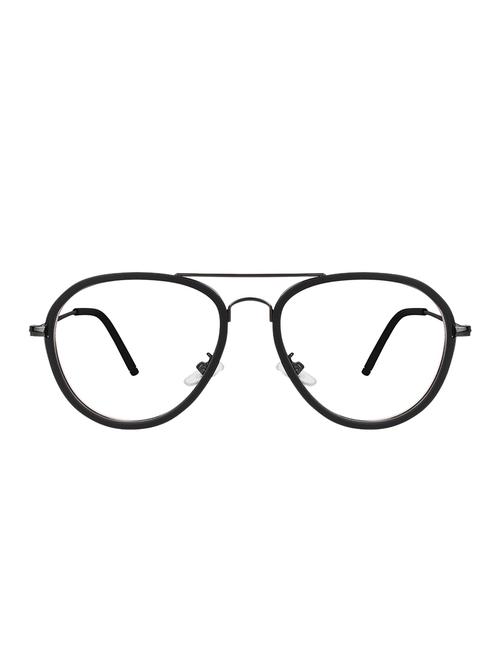 zyaden black aviator unisex eyewear frame 392 - 14101983 - Very Small Image - 1