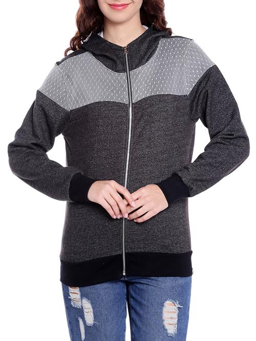 women's color block sweatshirt - 14104140 - Very Small Image - 1