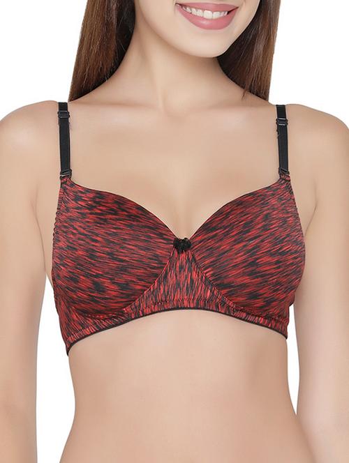 multicolored printed polyamide push up bra - 14105863 - Very Small Image - 1