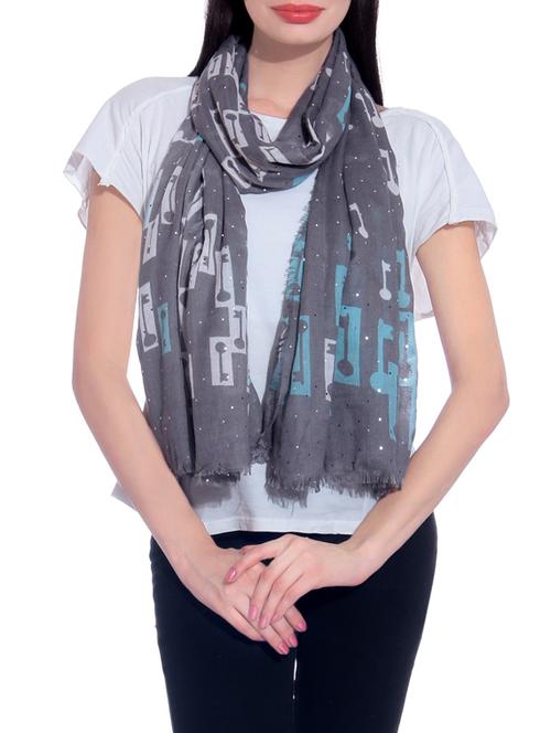 multi colored cotton stole - 14107718 - Very Small Image - 1
