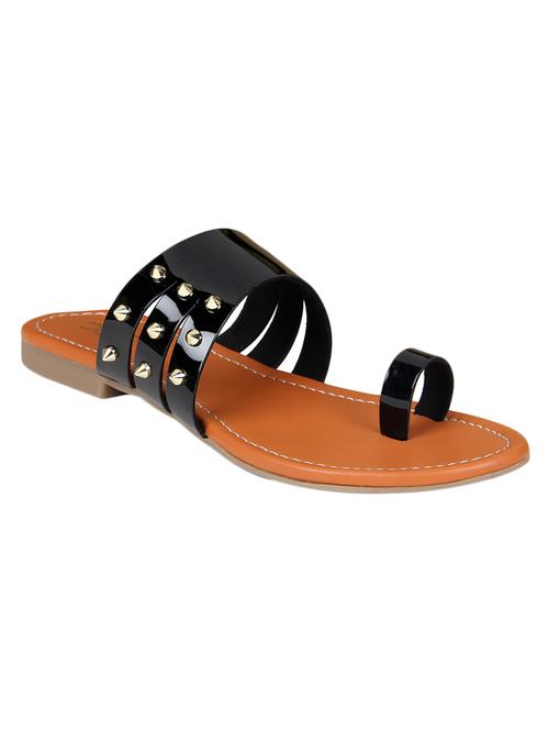 black one toe sandal - 14107723 - Very Small Image - 1