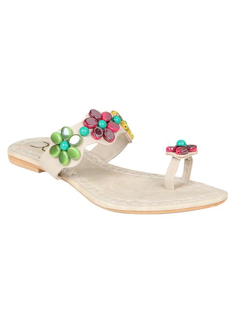 white one toe sandal - 14107740 - Very Small Image - 1