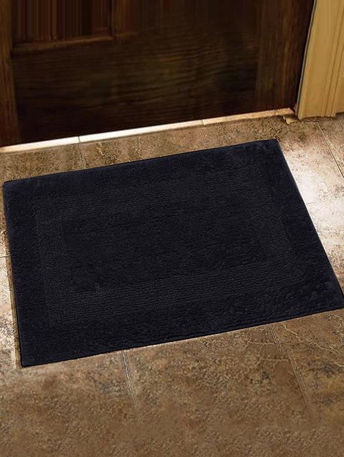 classic reversible cotton bathmat, 1750 gsm (black) - 14109255 - Very Small Image - 1