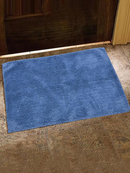luxurious ringspun cotton bathmat, 1400 gsm (blue) - 14109267 - Very Small Image - 1