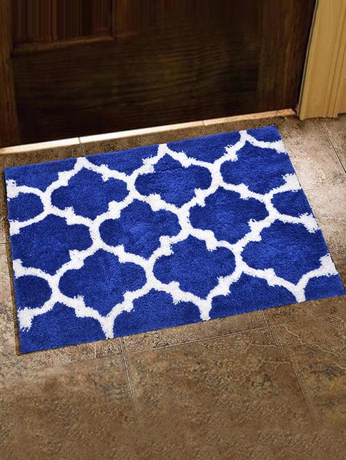 ethnic anti slip microfiber bathmat - 14109307 - Very Small Image - 1