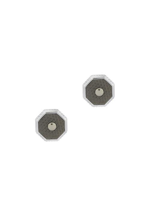 grey metal cufflink - 14109849 - Very Small Image - 1