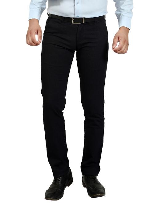 black cotton chinos - 14110136 - Very Small Image - 1
