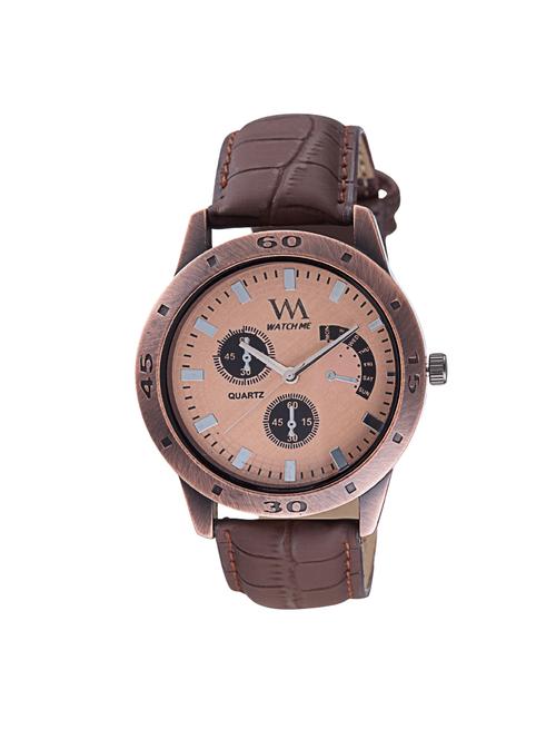 watch me analog round dial watch - 14110147 - Very Small Image - 1