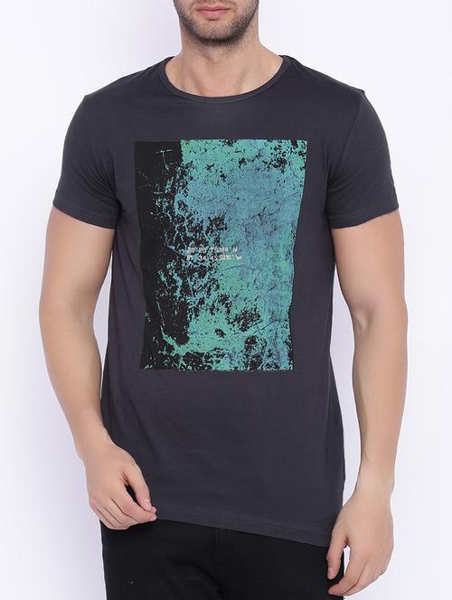 grey cotton t-shirt - 14117677 - Very Small Image - 1