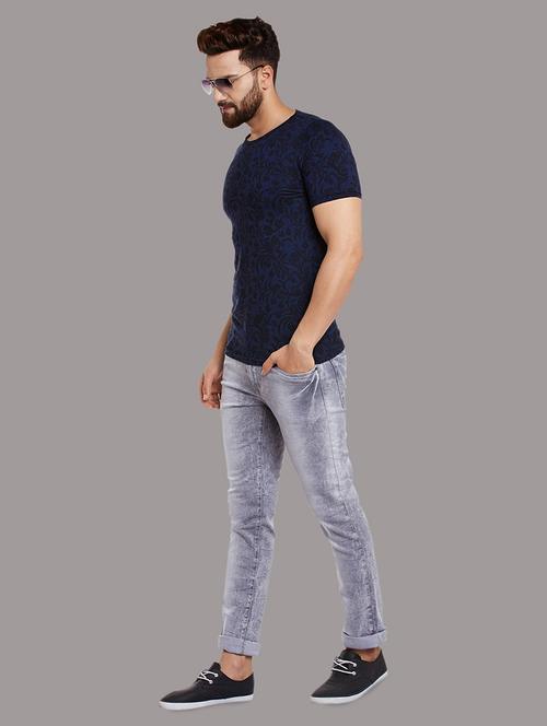 grey denim washed jeans - 14117924 - Very Small Image - 1