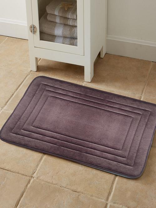 quilted micro fibre luxor memory foam bath mat with anti skid by bianca - 14118572 - Very Small Image - 1