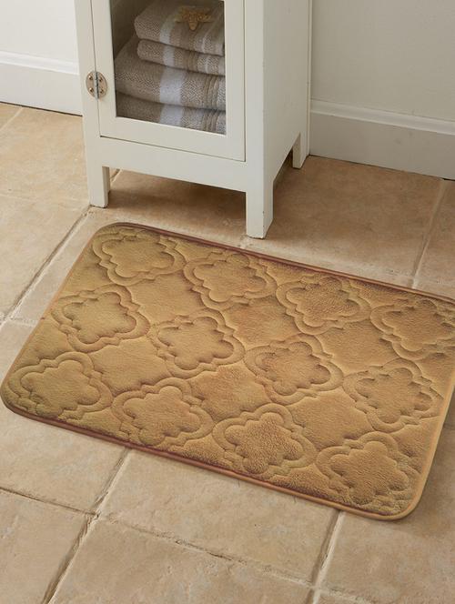 quilted micro fibre luxor memory foam bath mat with anti skid by bianca - 14118578 - Very Small Image - 1