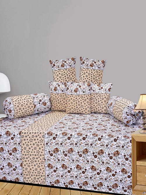 set of 8 152 tc cotton diwan set - 14118847 - Very Small Image - 1