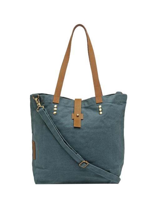 blue canvas handbag - 14119631 - Very Small Image - 1