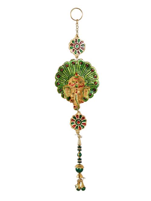 door hanging peacock feather shaped by handicrafts paradise - 14120192 - Very Small Image - 1