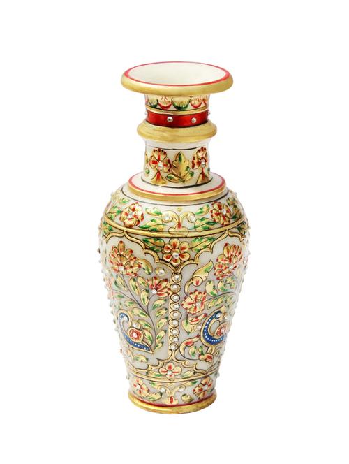 marble emboss work with peacocks painted by handicrafts paradise - 14122292 - Very Small Image - 1