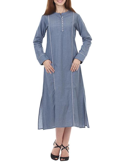 potali buttoned a-line dress - 14123538 - Very Small Image - 1