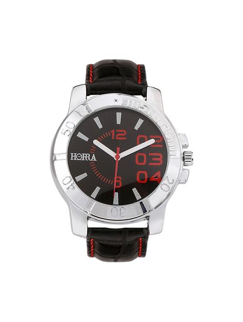 horra round analog dial watch - 14123686 - Very Small Image - 1