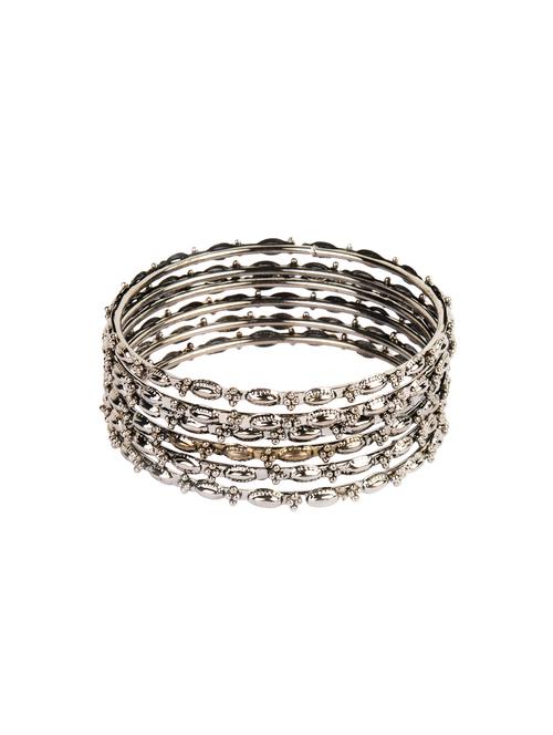 silver metal bangle - 14123921 - Very Small Image - 1