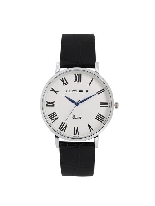 nucleus analog round white dial watch - 14124234 - Very Small Image - 1