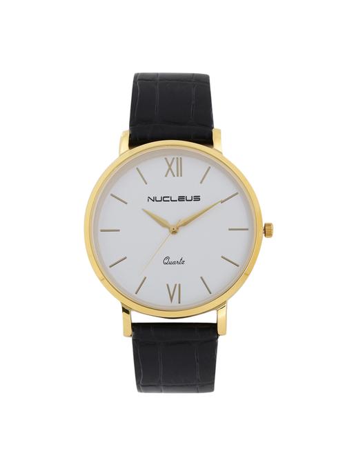 nucleus analog round white dial watch - 14124241 - Very Small Image - 1
