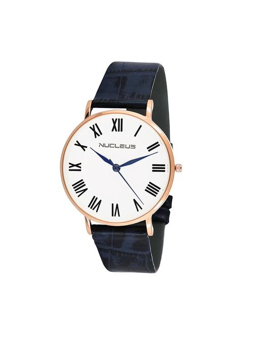 nucleus analog round white dial watch - 14124252 - Very Small Image - 1
