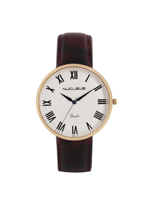 nucleus analog brown strap watch lprrgwm - 14124261 - Very Small Image - 1
