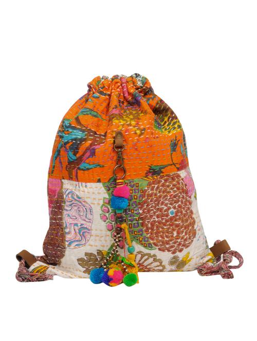 multi colored cotton regular backpack - 14124316 - Very Small Image - 1