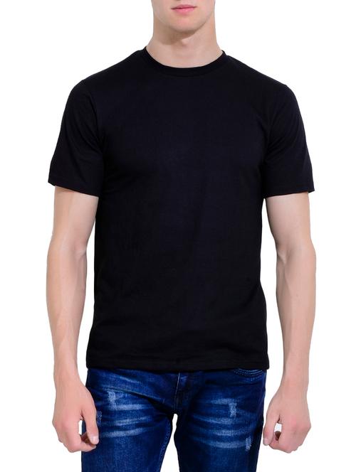 black cotton t-shirt - 14127250 - Very Small Image - 1