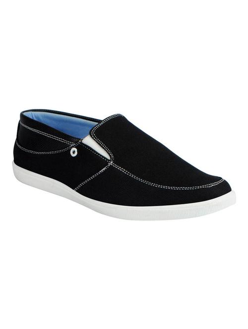 black canvas casual slipon - 14127848 - Very Small Image - 1