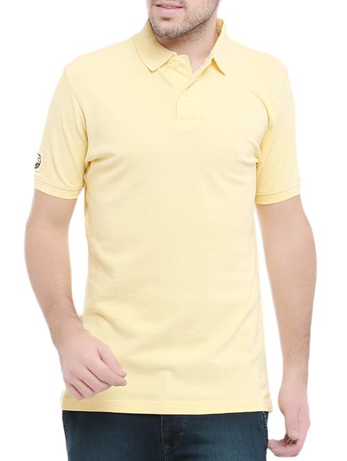 yellow cotton t-shirt - 14127871 - Very Small Image - 1