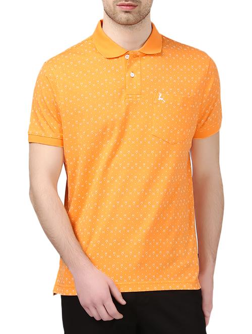 orange cotton t-shirt - 14127883 - Very Small Image - 1