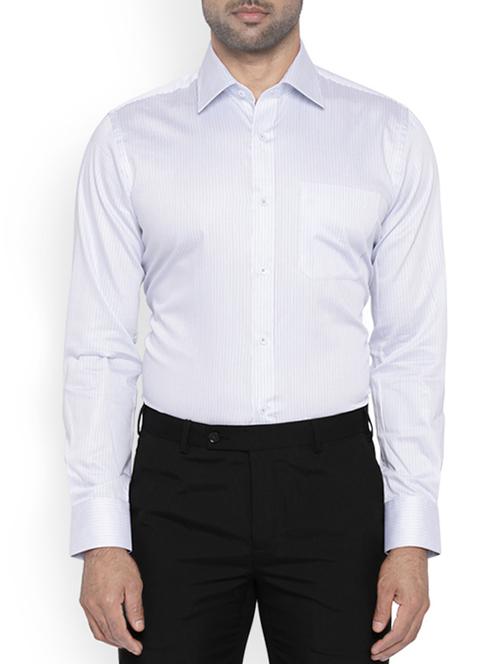 white cotton formal shirt - 14128400 - Very Small Image - 1