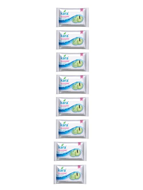 kara refreshing facial wipes (pack of 8) - 14128505 - Very Small Image - 1