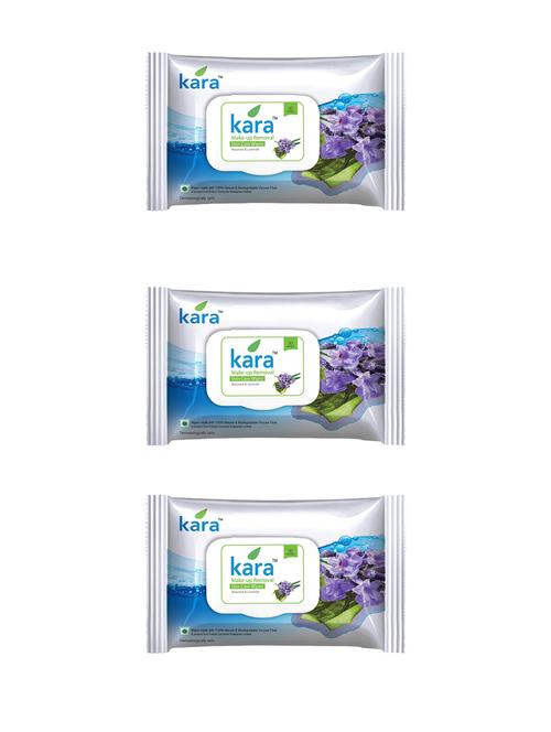 kara seaweed and lavender skin care wipes - 14128522 - Very Small Image - 1