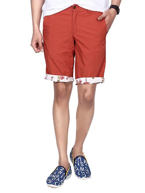 orange cotton shorts - 14129245 - Very Small Image - 1