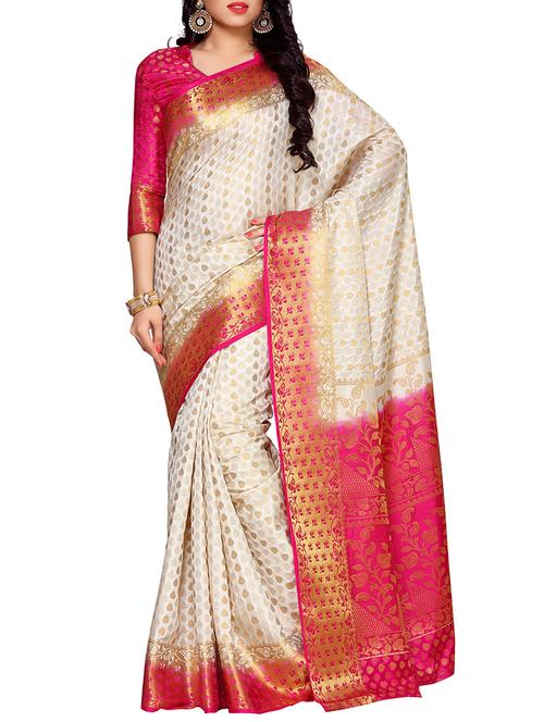 kanjivaram art silk saree - 14132784 - Very Small Image - 1