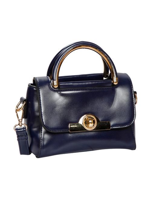 blue leatherette regular sling bag - 14135658 - Very Small Image - 1