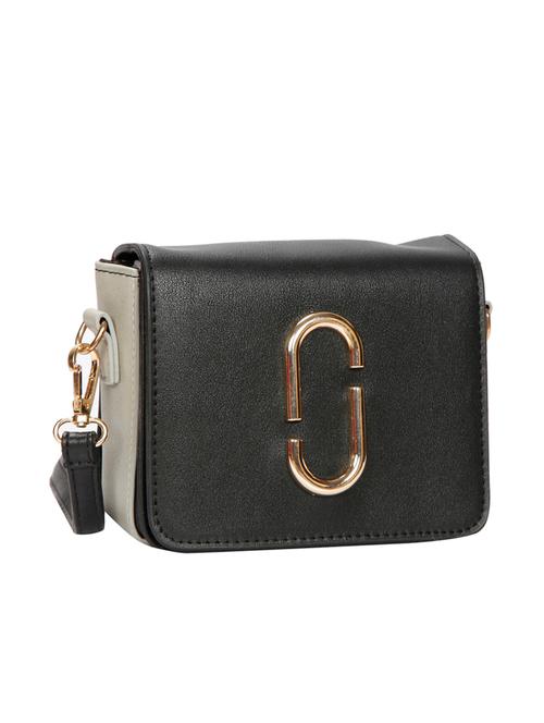 black leatherette sling bag - 14135749 - Very Small Image - 1