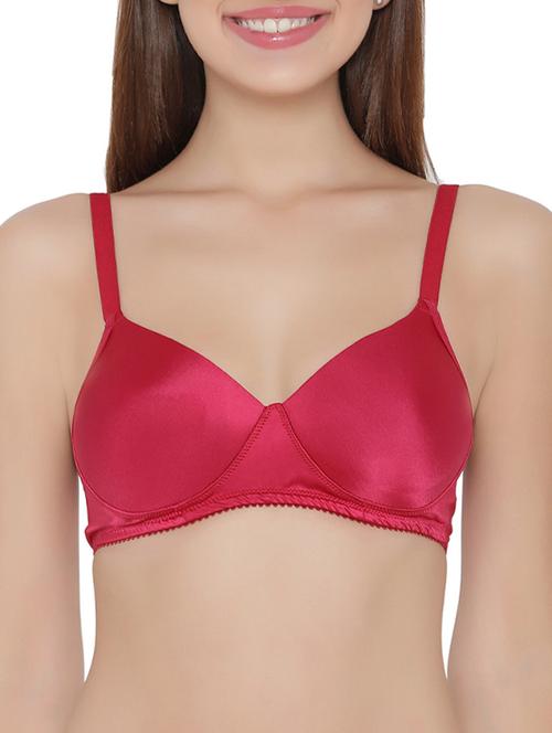 solid red t-shirt bra - 14136523 - Very Small Image - 1