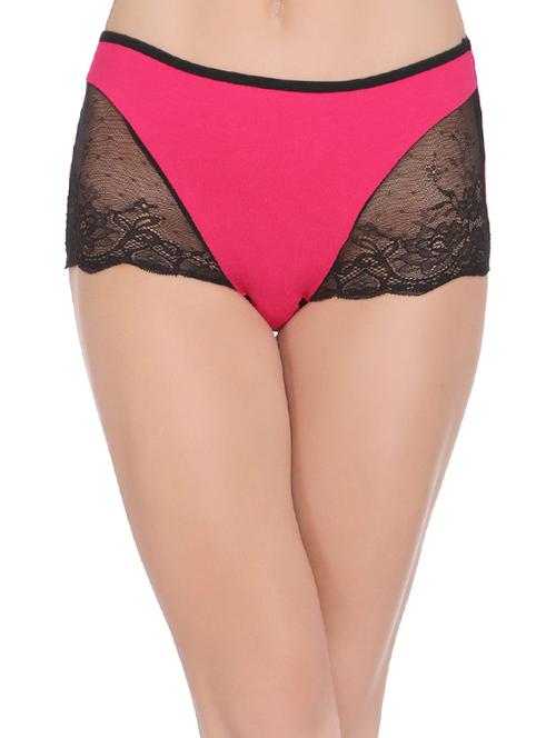 pink cotton boyshorts - 14136531 - Very Small Image - 1