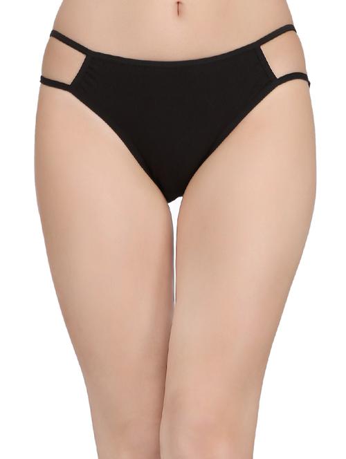 black cotton bikini panty - 14136549 - Very Small Image - 1