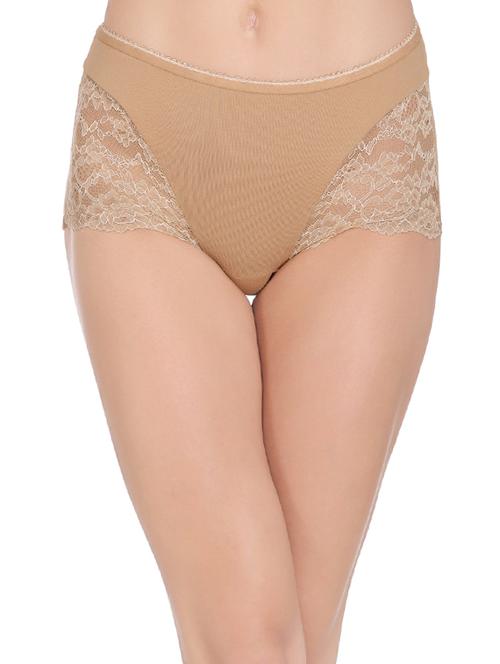 beige cotton hipster panty - 14136553 - Very Small Image - 1