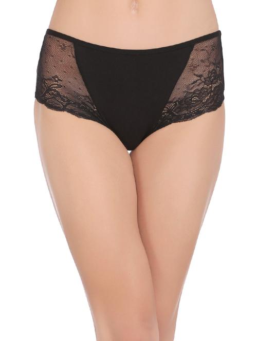 black cotton hipster panty - 14136555 - Very Small Image - 1
