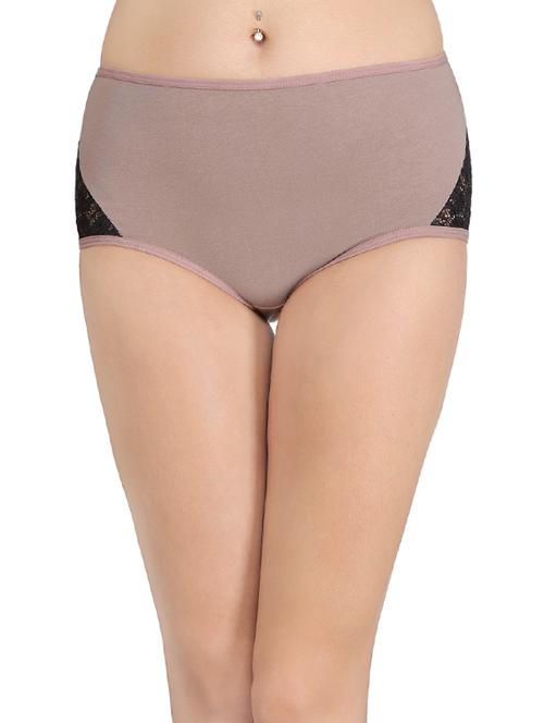 beige cotton hipster panty - 14136593 - Very Small Image - 1